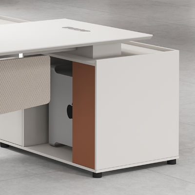 Meubles de bureau commerciaux modernes Table de travail de l'ordinateur Bureau de bureau exécutif Directeur Bureau du patron
