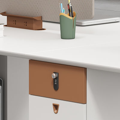 En bois 2 4 6 sièges Cubicles Bureau Station de travail Meubles de bureau Modulaire Bureau Bureau Station de travail