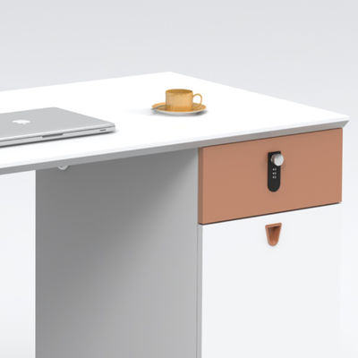 Meubles de bureau commerciaux modernes 1 personne Concept ouvert Table de travail Directeur exécutif Chef Bureau