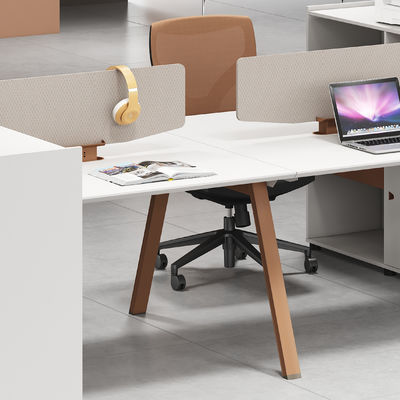 Meubles de bureau modernes 2 4 6 Personnes Parties de bureau Table Cubicle Bureau de poste de travail Bureau avec grand placard