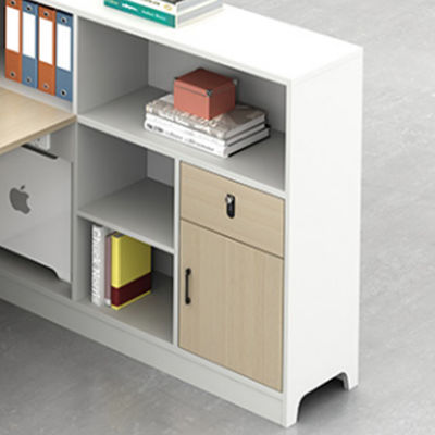 Tableau de bureau et chaise de bureau moderne simple et simple Combinaison de 2 personnes Cubicle modulaire en bois Bureau poste de travail Bureau