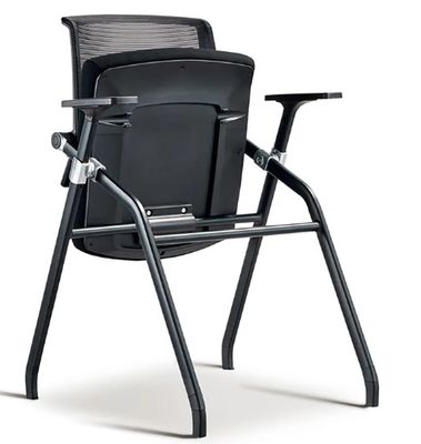 En gros, chaise en plastique à jantes à jambes fortes, chaise de bureau pliable