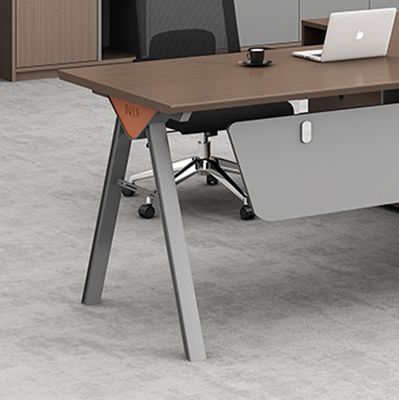 Meubles de bureau de luxe modernes Bureau en forme de L Directeur Chef Table Bureau exécutif