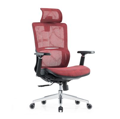 Support lombaire Full Mesh Luxury Mesh avec repose-tête en tissu réglable Confort Bureau fauteuil ergonomique