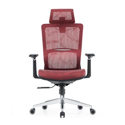 Support lombaire Full Mesh Luxury Mesh avec repose-tête en tissu réglable Confort Bureau fauteuil ergonomique