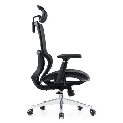 Support lombaire Full Mesh Luxury Mesh avec repose-tête en tissu réglable Confort Bureau fauteuil ergonomique