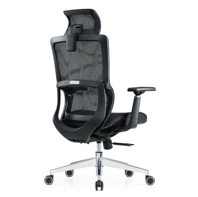 Support lombaire Full Mesh Luxury Mesh avec repose-tête en tissu réglable Confort Bureau fauteuil ergonomique