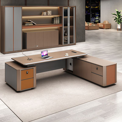 Meubles de bureau modernes Tableau de bureau Bureau exécutif Bureau directeur Table en forme de L Mdf