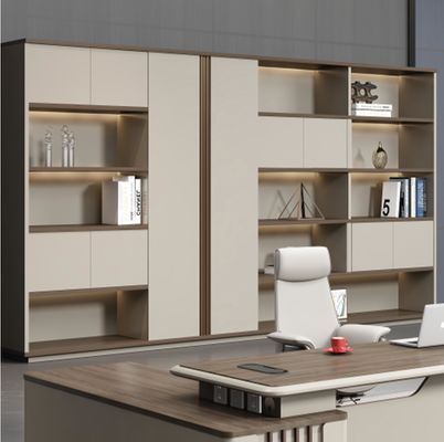 Meubles de bureau modernes en forme de L Chef Directeur Général Grand bureau