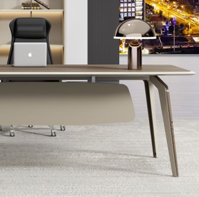 Moderne Chef Table forme L Directeur Bureau Office Meubles de luxe Bureau de bureau