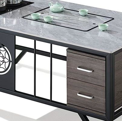 Tableau de thé minimaliste moderne durable multi-fonctionnelle Table à café pour bureau