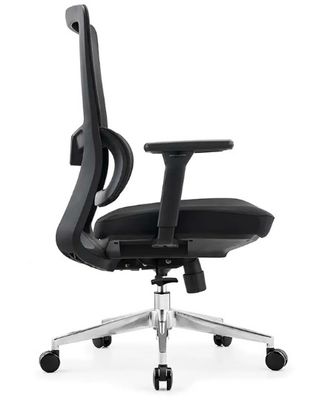 Chaise de bureau en maille ergonomique respirante à dos moyen, réglable en hauteur et pivotante