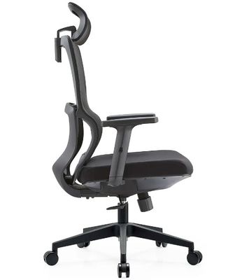 Meubles en maillage noir support lombaire massage moderne en gros repos de bras confort en tissu chaise de bureau ergonomique