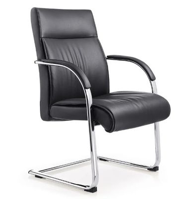 Salle de conférence de l'usine de fabrication du bureau fauteuil de réunion en cuir à dos bas