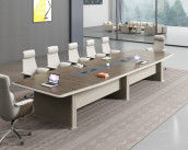 Table de conférence en bois de luxe moderne Table de bureau rectangulaire