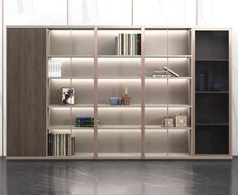 Fabrique Nouveau meuble commercial chaud bureau grande bibliothèque Mfc rangement de fichiers Cabinet de bureau