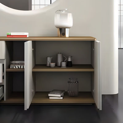 Porte d'entrée à vent de luxe moderne simple entrepôt cloison de bureau meubles de thé armoire à eau