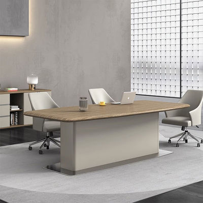 Salle de réunion de négociation moderne Table de réunion de bureau Salle de réception Table de réunion de négociation en bois