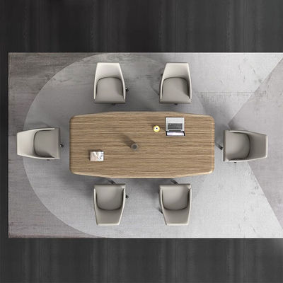 Salle de réunion de négociation moderne Table de réunion de bureau Salle de réception Table de réunion de négociation en bois