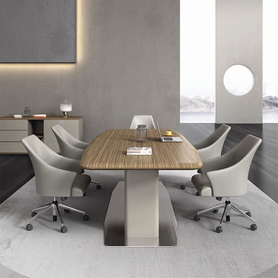 Salle de réunion de négociation moderne Table de réunion de bureau Salle de réception Table de réunion de négociation en bois