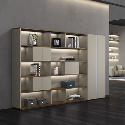Armoire à fichiers de bureau de stockage en bois moderne avec des tiroirs de grande capacité