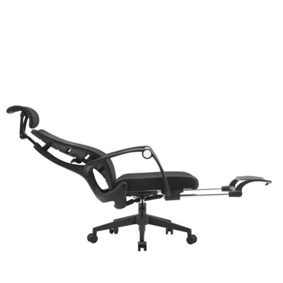 Chaise de bureau ergonomique haut de gamme pour de longues heures de siège confortable Chaise de bureau exécutive réglable en maille noire