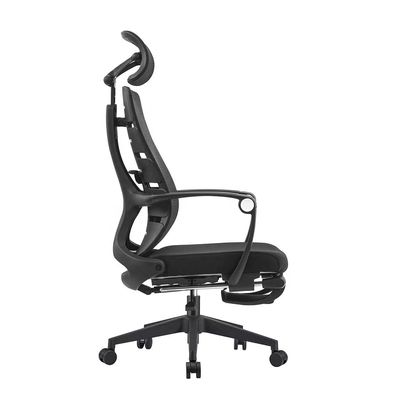 Chaise de bureau ergonomique haut de gamme pour de longues heures de siège confortable Chaise de bureau exécutive réglable en maille noire