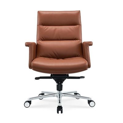 Luxe moderne réglable gestionnaire pivotant exécutif haute qualité ergonomique véritable vrai cuir fauteuil de bureau