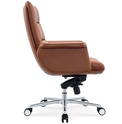 Luxe moderne réglable gestionnaire pivotant exécutif haute qualité ergonomique véritable vrai cuir fauteuil de bureau