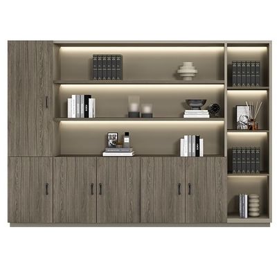 Armoire à fichiers en bois moderne Meubles de bureau Luxe arrière-plan Armoire en carton Armoire à fichiers en bois massif