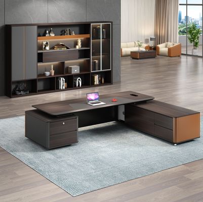 Meubles de bureau modernes Derniers bureaux Bureau poste de travail Table Designs PDG Bureau exécutif Gestionnaire Table en forme de L