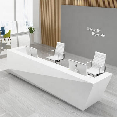 Conception de bureau de réception personnalisée conception de bureau moderne de réception de bureau