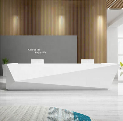 Conception de bureau de réception personnalisée conception de bureau moderne de réception de bureau