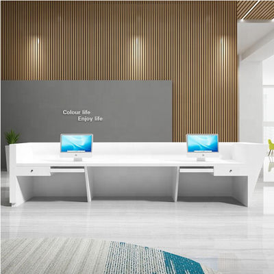 Conception de bureau de réception personnalisée conception de bureau moderne de réception de bureau