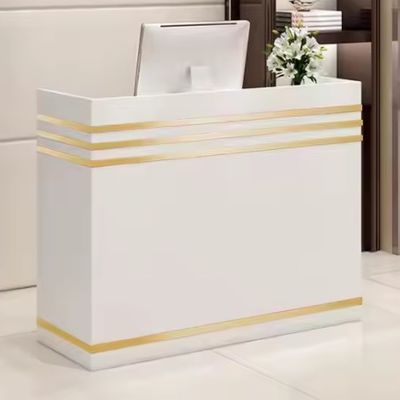 Détail moderne Boutique en bois Réception Bureau de caisse Compteurs de caisse Meubles