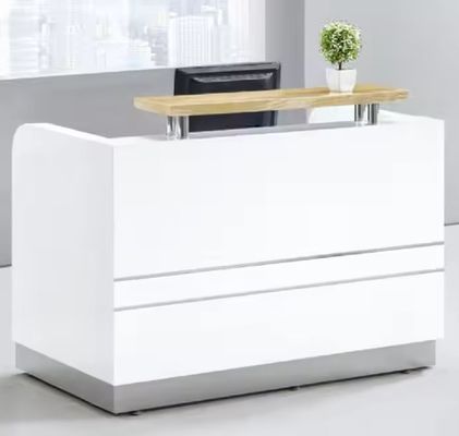 Détail moderne Boutique en bois Réception Bureau de caisse Compteurs de caisse Meubles