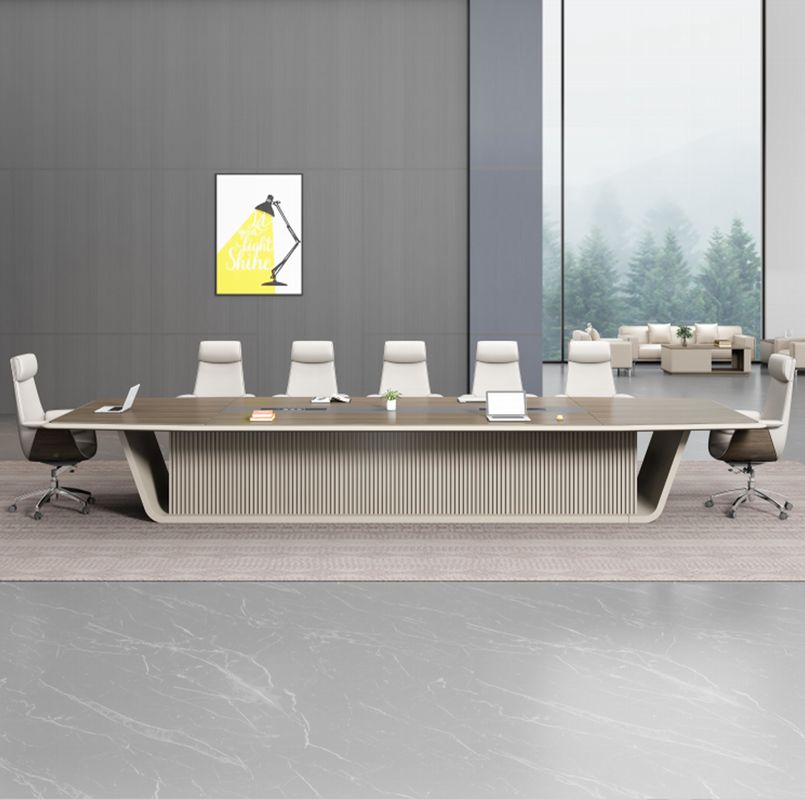 Meubles de bureau de mode populaire Table de réunion Salle de réunion de luxe Table de réunion de bureau en bois Bureau Bureau de conférence Bureau
