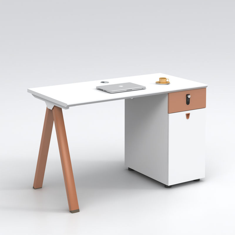 Meubles de bureau commerciaux modernes 1 personne Concept ouvert Table de travail Directeur exécutif Chef Bureau