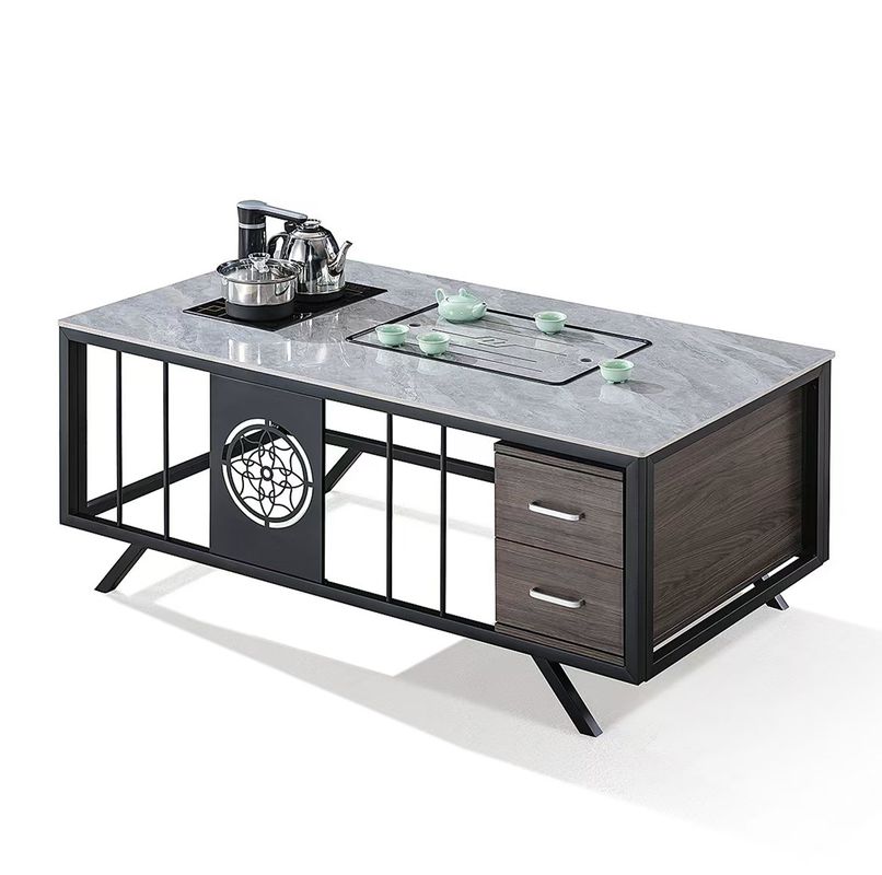 Tableau de thé minimaliste moderne durable multi-fonctionnelle Table à café pour bureau