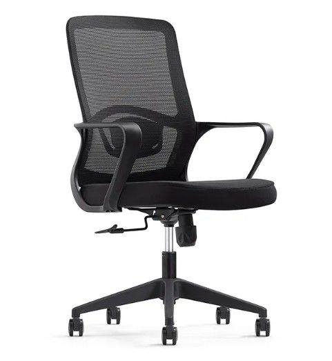 Chaise haute dos réglable pour le personnel de l'ordinateur Maillot pivotant gestionnaire ergonomique Chaises de bureau à roues