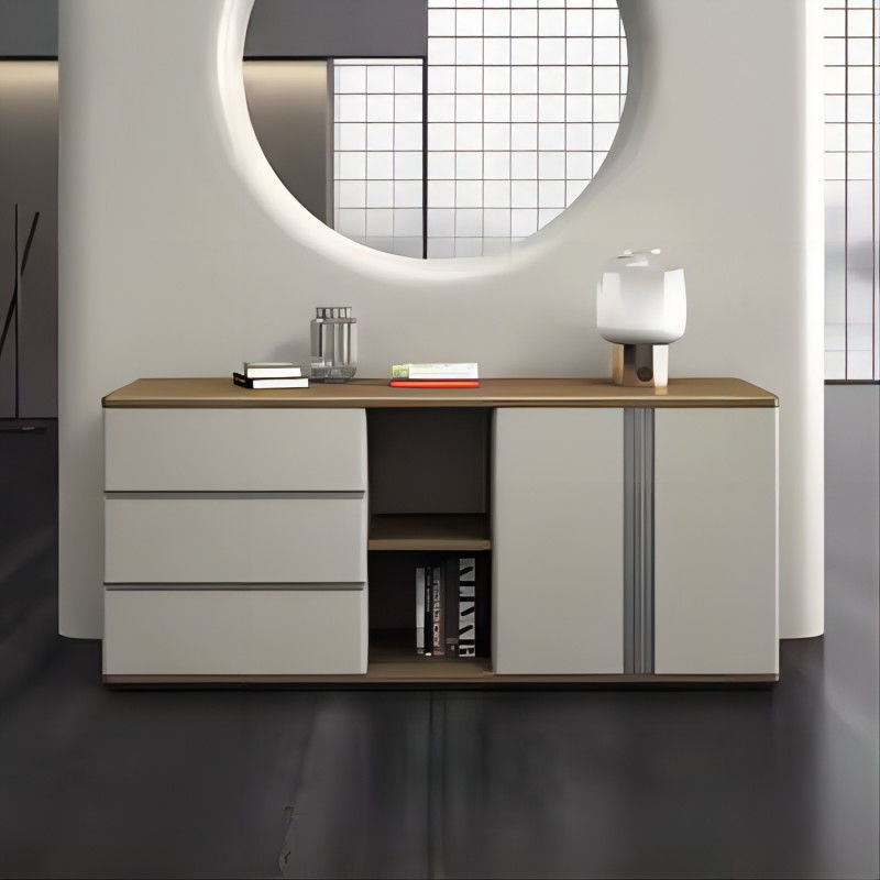 Porte d'entrée à vent de luxe moderne simple entrepôt cloison de bureau meubles de thé armoire à eau