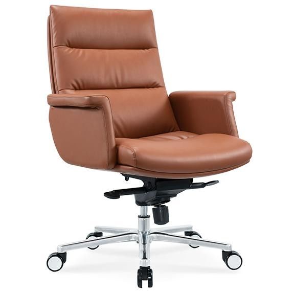Luxe moderne réglable gestionnaire pivotant exécutif haute qualité ergonomique véritable vrai cuir fauteuil de bureau