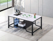 Table à café moderne simple de nouveau style pour bureau salon petit ménage durable fil de fer Table à café