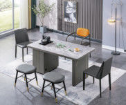 Meubles modernes Cuisine île de l'île centrale Unité de bureau Table chaise ensemble Café salon Chambre de couchage Squire Table