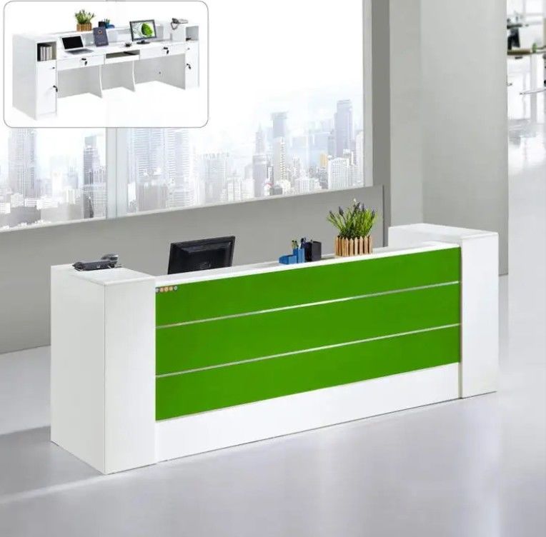 Nouveau design bureau de réception en marbre minimaliste de luxe moderne pour les bureaux de bureau